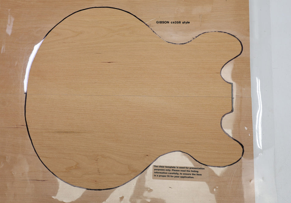 Cherry Small Archtop Body blank, unglued 2pc, 1.83" thick (2nd) - Stock# 6-4730