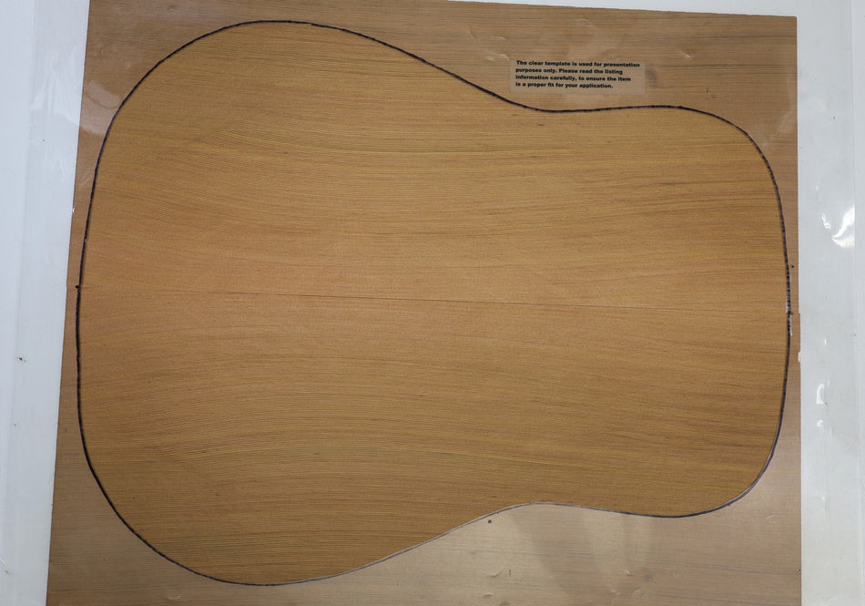 Red Cedar Dreadnought Guitar Set, 0.15" thick (+Factory) - Stock# 6-4733