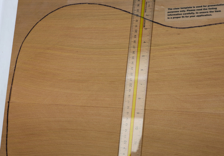 Red Cedar Dreadnought Guitar Set, 0.15" thick (+Factory) - Stock# 6-4733