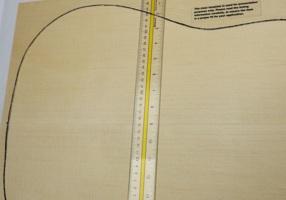 Engelmann Spruce Dreadnought Guitar Set, 0.15" thick (HIGH GRADE) - Stock# 6-4741