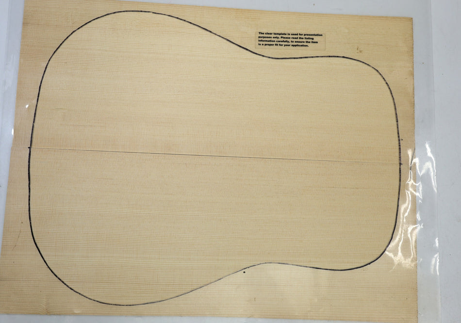 Sitka Spruce Dreadnought Guitar Set, 0.15" thick (+STANDARD +3★) - Stock# 6-4743