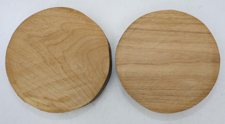 Alder Rounds 2 pieces 7" diameter x 2" - Stock# 6-4746