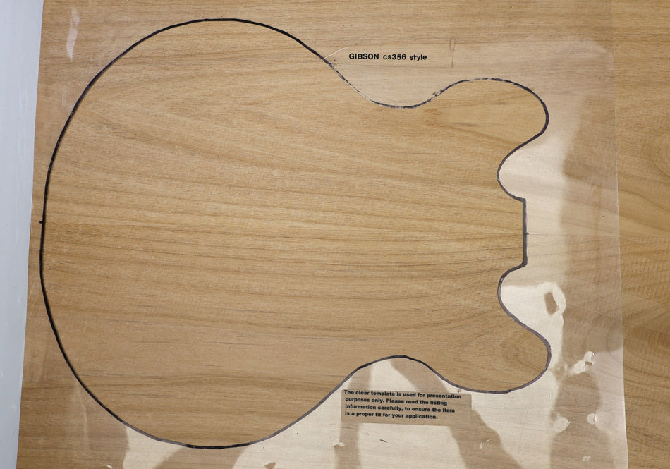 Alder Small Archtop Body blank, unglued 2pc, 1.82" thick (+STANDARD) - Stock# 6-4747
