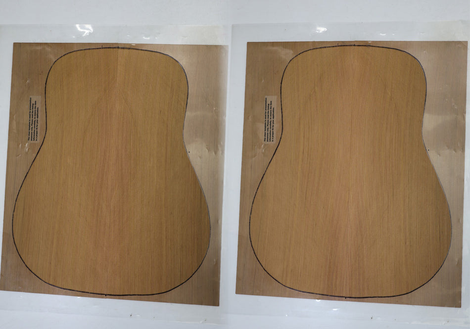 Red Cedar Dreadnoguht, 2 Guitar Sets, 0.155" thick (Professional) - Stock# 6-4754