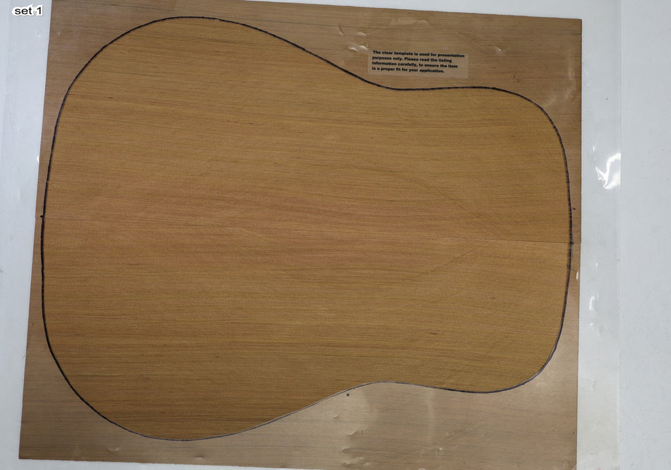 Red Cedar Dreadnoguht, 2 Guitar Sets, 0.155" thick (Professional) - Stock# 6-4754
