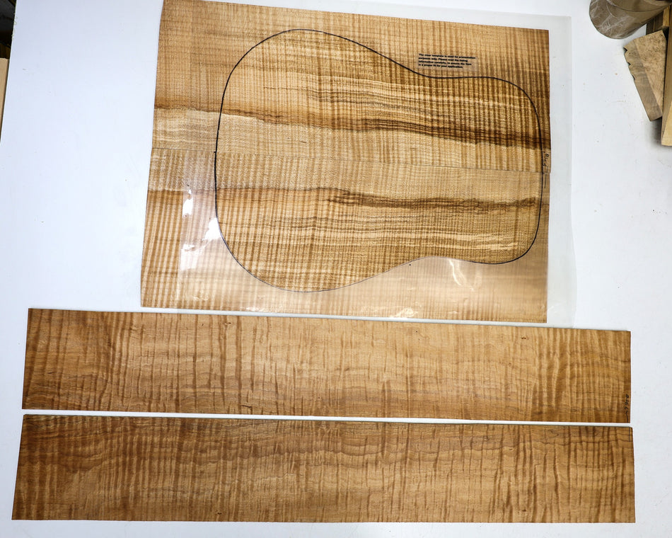 Back & Side set Maple Flame, Dreadnought (HIGH FIGURE 4★) - Stock# 6-4758