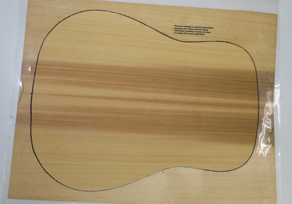 Red Cedar Dreadnought Guitar Set, 0.16" thick (+Factory) - Stock# 6-4763