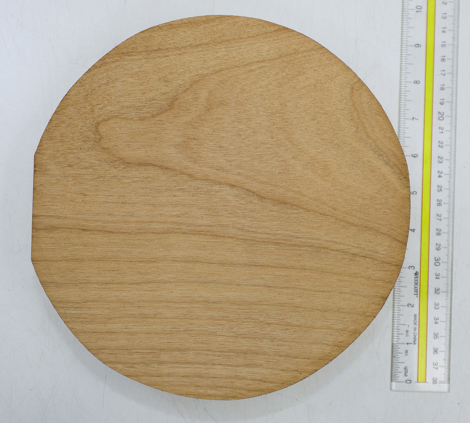 Alder Round 9" diameter x 2" - Stock# 6-4795