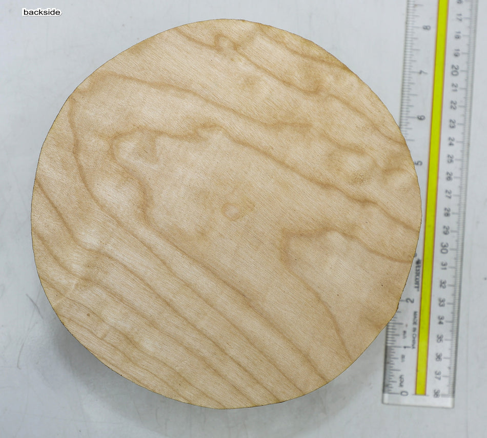 Maple Quilt Round 7" diameter x 2.6" - Stock# 6-4797