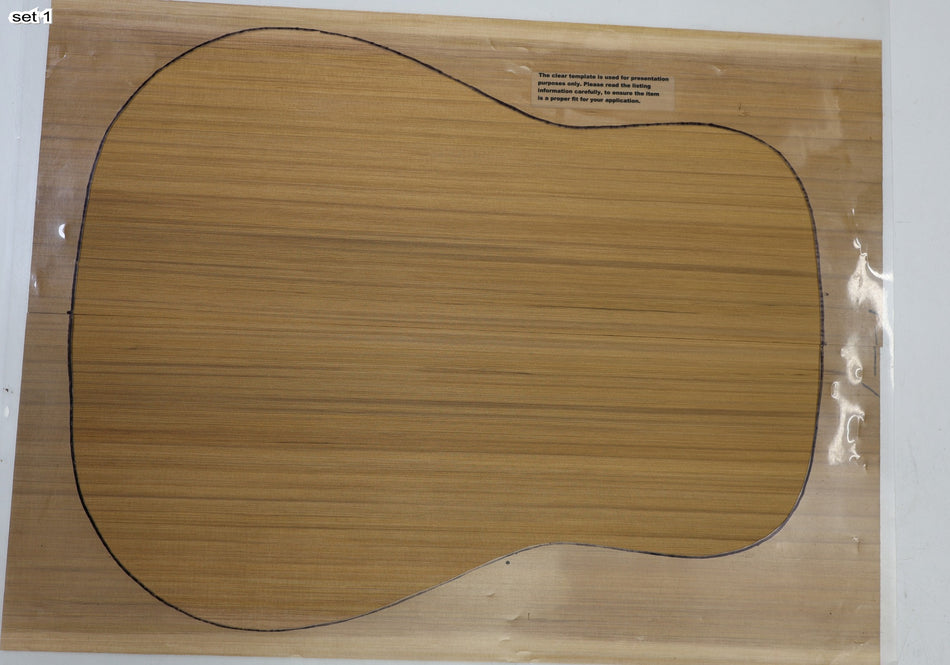Red Cedar Dreadnoguht, 2 Guitar Sets, 0.15" thick (Professional) - Stock# 6-4804