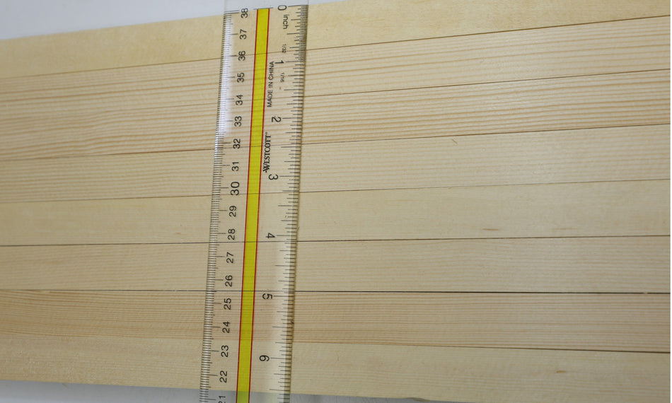 Engelmann Spruce Tonebars / Bracewood, 8 blocks 0.8" x 0.8" x 17" - Stock# 6-4825