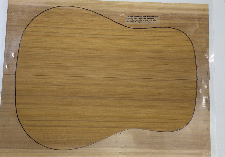 Red Cedar Dreadnought Guitar Set, 0.15" thick (Professional) - Stock# 6-4834