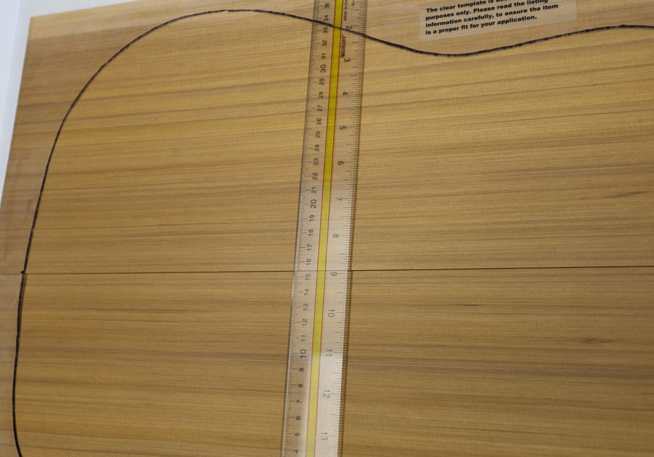 Red Cedar Dreadnought Guitar Set, 0.15" thick (Professional) - Stock# 6-4834