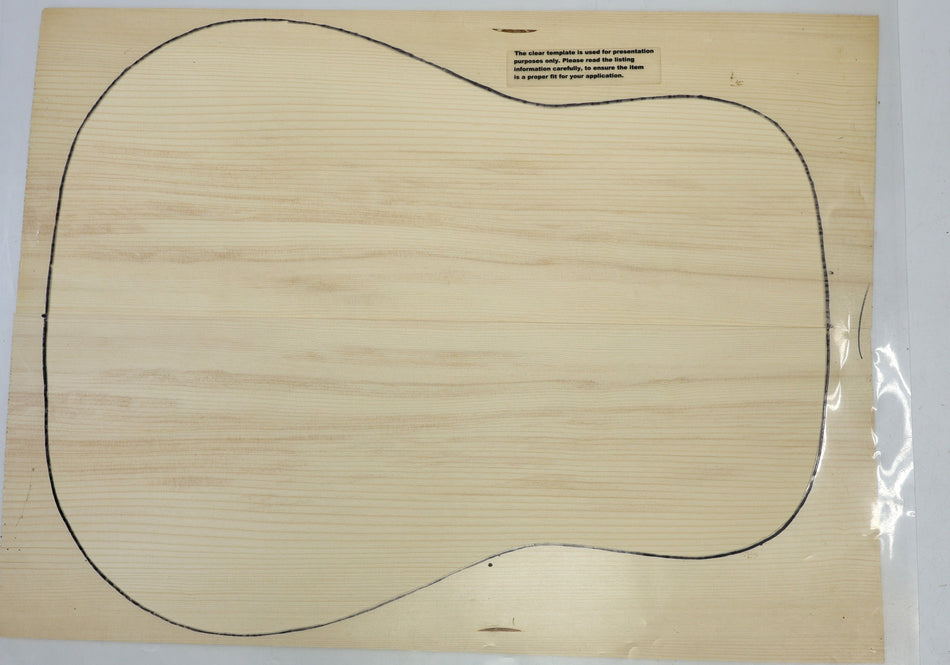 Adirondack Red Spruce Dreadnought Guitar Set, 0.19" thick (Professional)  - Stock# 6-4835