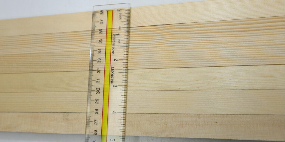 Engelmann Spruce Tonebars / Bracewood, 6 blocks 0.8" x 0.8" x 21" - Stock# 6-4836