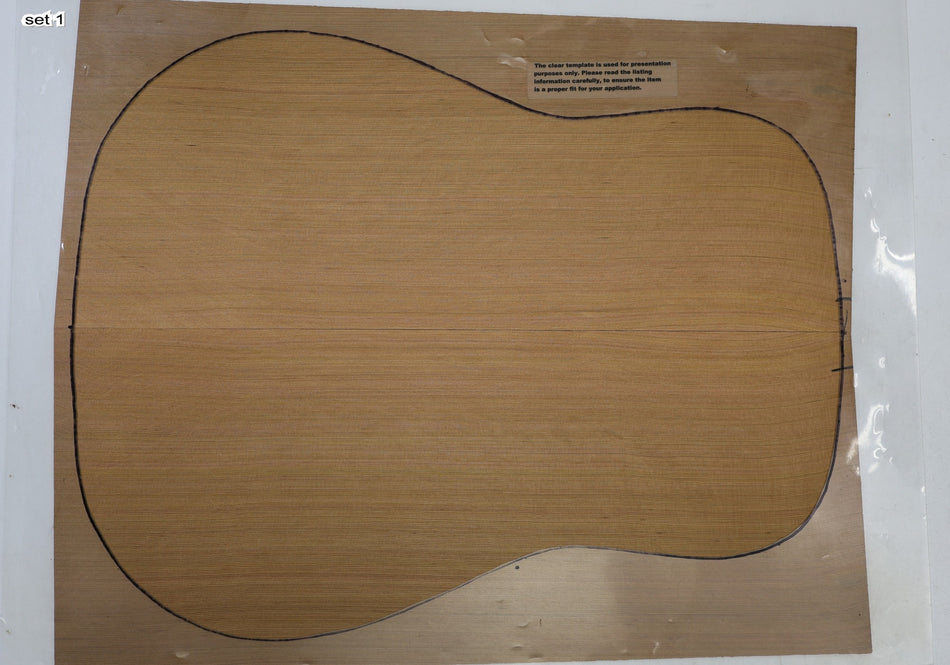 Red Cedar Dreadnought, 2 Guitar Sets, 0.145" thick ( Standard 3★) - Stock# 6-4850