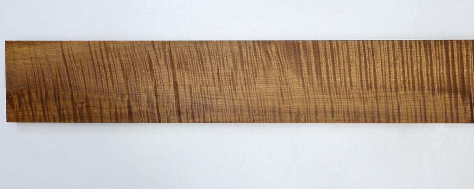 Torrefied Maple Flame Neck Blank 1" x 4.5" x 35.75" (HIGH FIGURE) - Stock# 6-4859