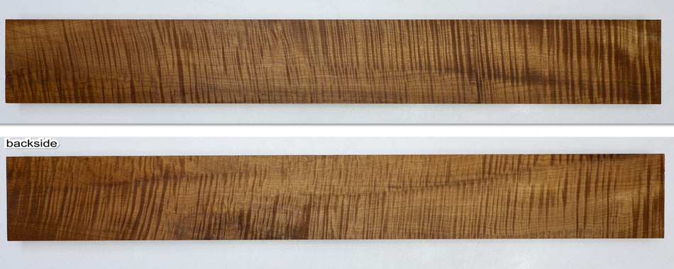 Torrefied Maple Flame Neck Blank 1" x 4.5" x 35.75" (HIGH FIGURE) - Stock# 6-4859