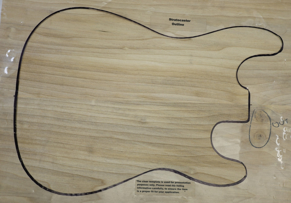 Magnolia body blank, unglued 2pc, 1.94" thick - Stock# 6-4862