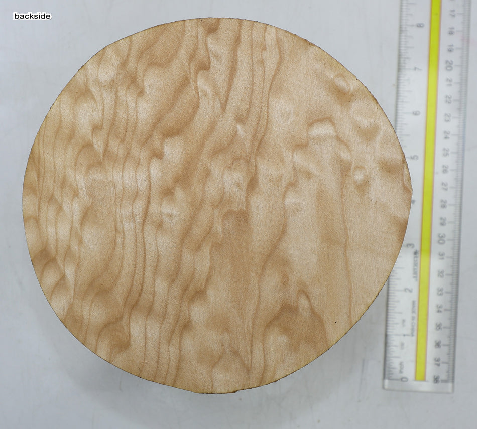 Maple Quilt Round 6.5" diameter x 3.3" - Stock# 6-4895