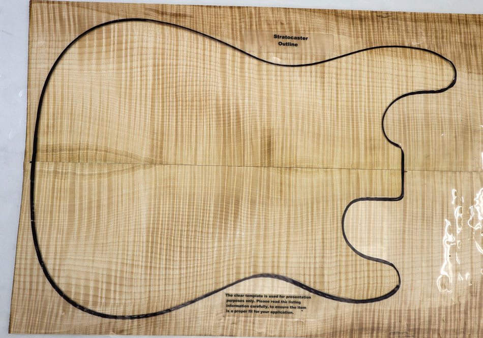 Maple Flame Guitar set, 0.29" thick (+GREAT FIGURE +3★) - Stock# 6-4903