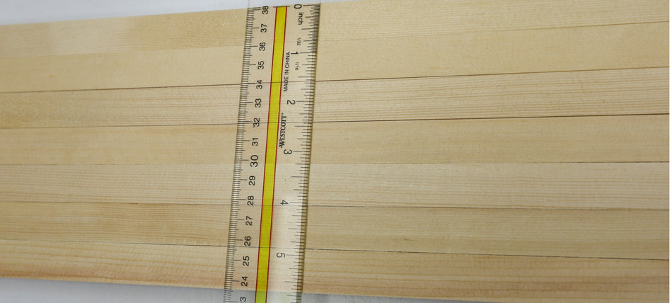 Engelmann Spruce Tonebars / Bracewood, 7 blocks 0.8" x 0.8" x 21" - Stock# 6-4816