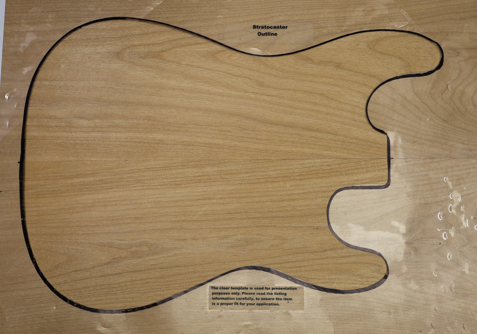 Alder body blank, unglued 2pc, 1.81" thick (HIGH GRADE 4★) - Stock# 6-4917