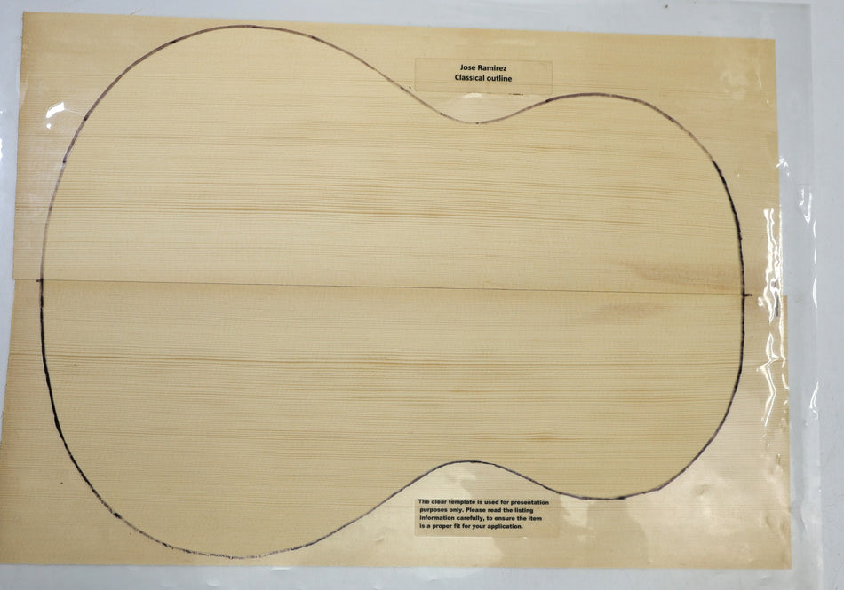 Engelmann Spruce OM / Classical Guitar Set, 0.135" thick (+Factory) - Stock# 6-4922