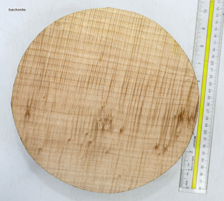 Maple Flame Round 8.75" diameter x 2.75" (HIGH FIGURE) - Stock# 6-4927