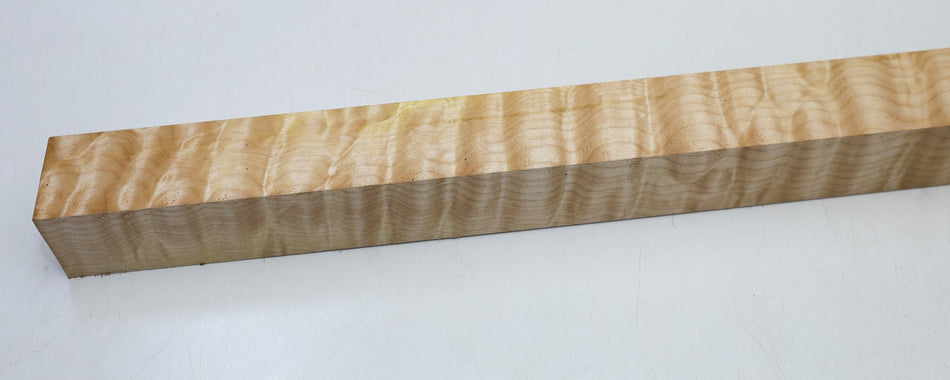 Maple Quilt Spindle 1.65" x 24" long (HIGH FIGURE) - Stock# 6-4928