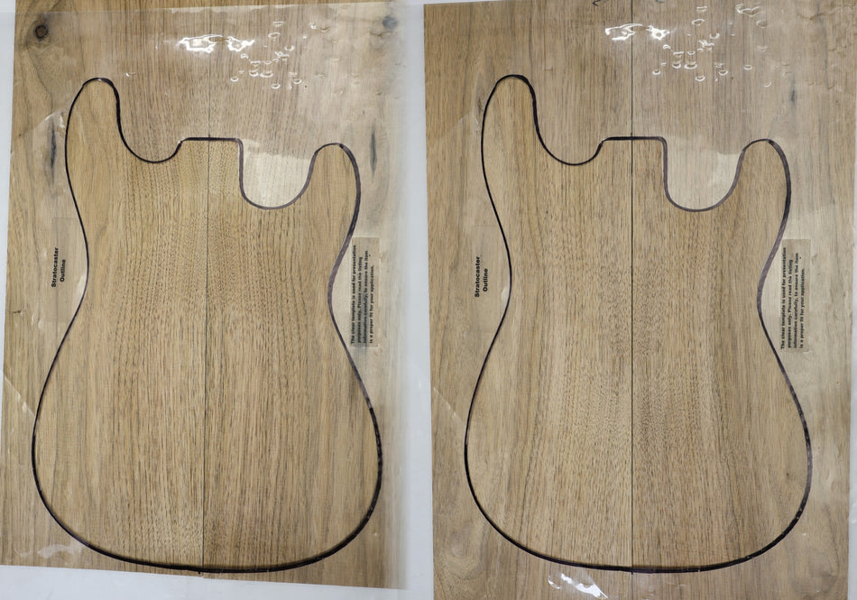 2 matched Walnut (Butternut) Guitar sets, 0.29" thick - Stock# 6-4936