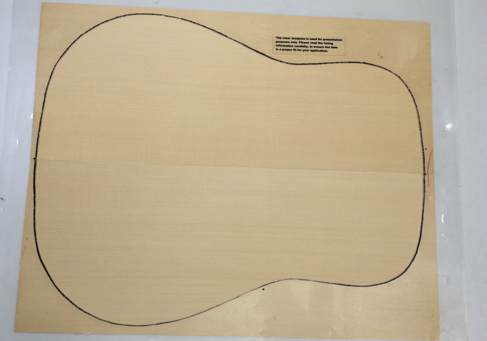 Lutz Spruce Dreadnought Guitar set, 0.17" thick (HIGH GRADE 4★) - Stock# 6-4940