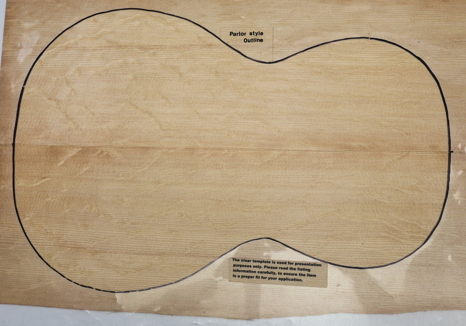 Sitka Spruce Parlor Guitar Set, 0.15" thick (BEARCLAW 4★) - Stock# 6-4941
