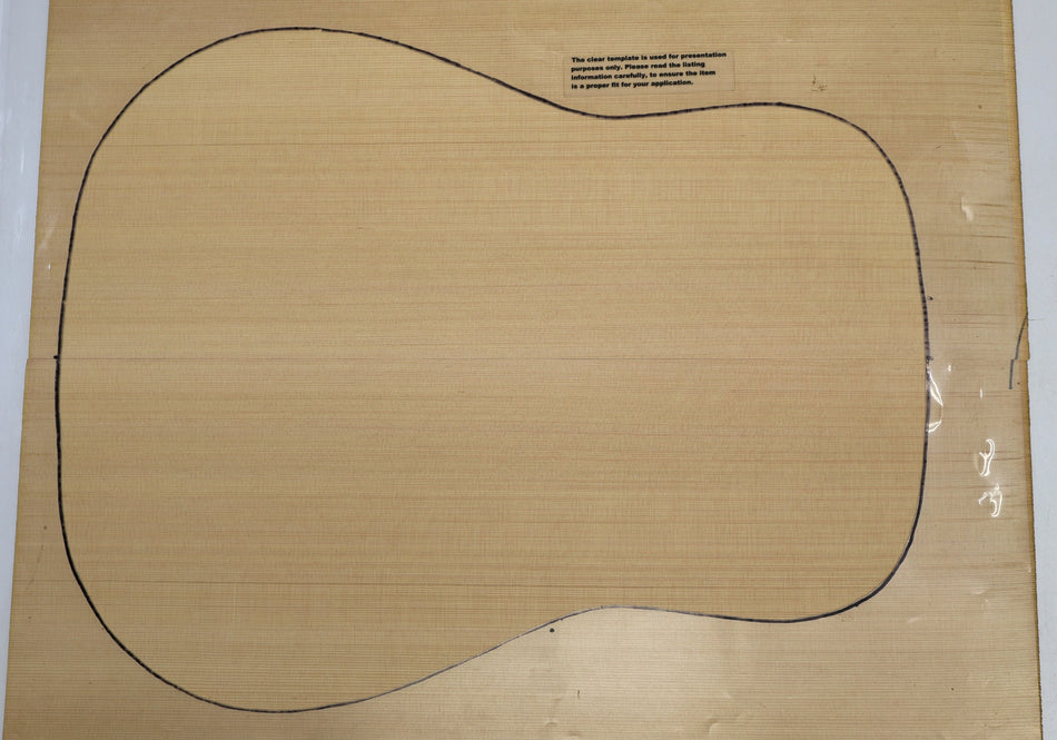 Red Cedar Dreadnought Guitar Set, 0.165" thick (HIGH GRADE 4★) - Stock# 6-4942