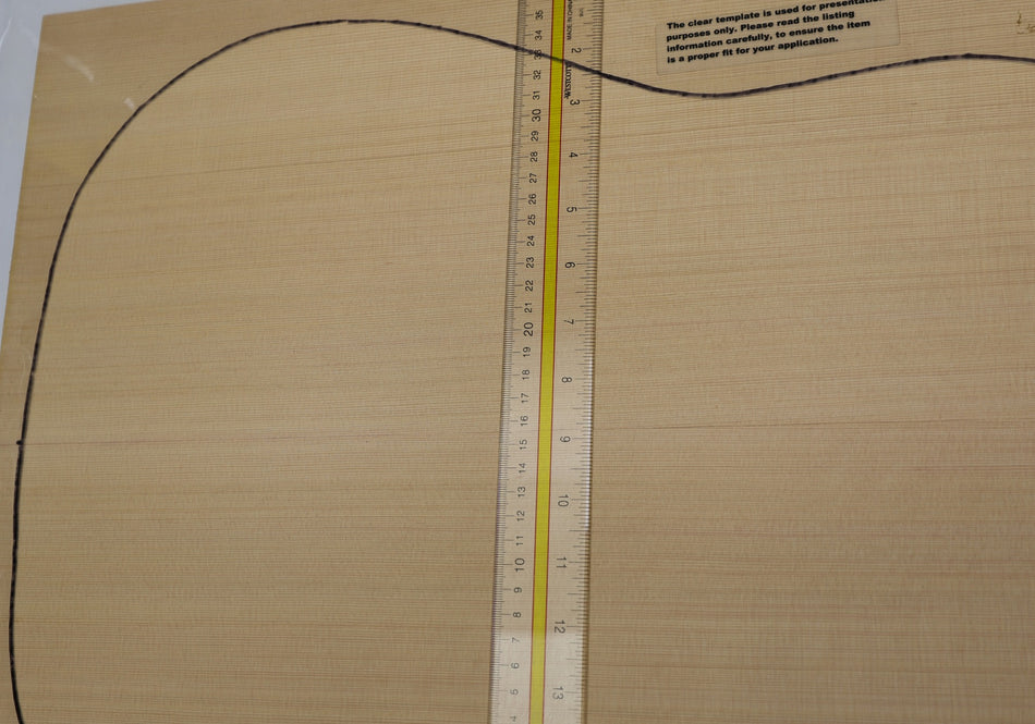 Red Cedar Dreadnought Guitar Set, 0.165" thick (HIGH GRADE 4★) - Stock# 6-4942