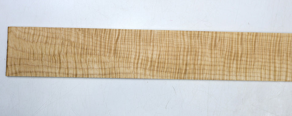 Maple Flame Guitar Fingerboard, 3.1" x 22" unslotted (PREMIUM FIGURE) - Stock# 6-4947