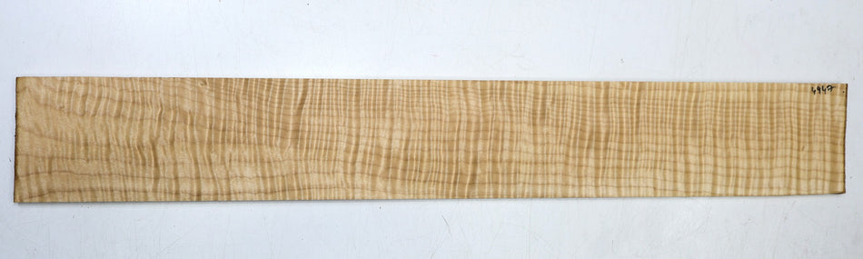Maple Flame Guitar Fingerboard, 3.1" x 22" unslotted (PREMIUM FIGURE) - Stock# 6-4947