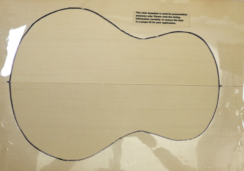 Engelmann Spruce Ukulele Guitar Set, 0.125" thick (HIGH GRADE 4★) - Stock# 6-4956