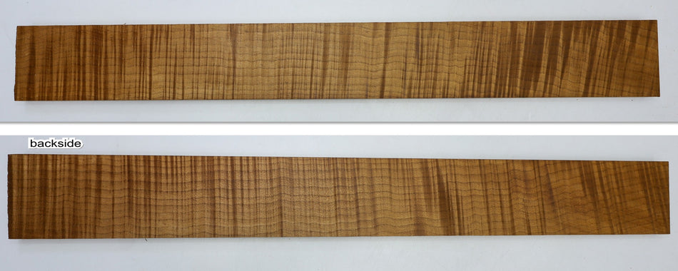 Torrefied Maple Flame Neck Blank 1" x 4.1" x 34.4" (+GREAT FIGURE +3★) - Stock# 6-4970