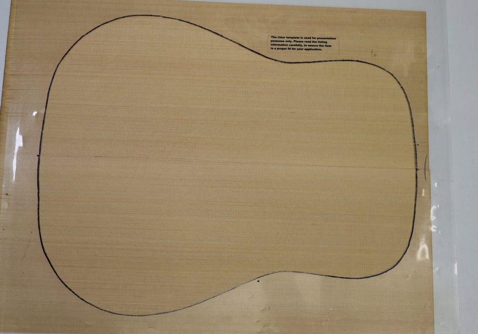 Red Cedar Dreadnought Guitar Set, 0.165" thick (HIGH GRADE 4★) - Stock# 6-4979