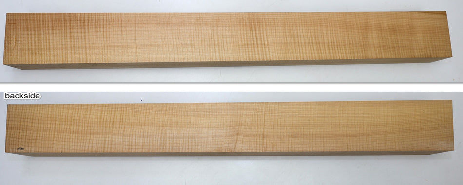 Maple Flame Neck blank 2.5" x 3.9" x 34.7" (Great Figure) - Stock# 6-4984