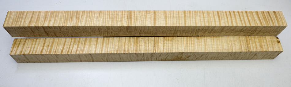 Maple Spindles Squares, 2 pieces 1.5" x 22.5" (PREMIUM FIGURE) - Stock# 6-5031