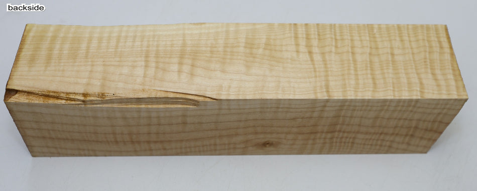 Maple Flame Spindle 3" x 13" (HIGH FIGURE) - Stock# 6-5044