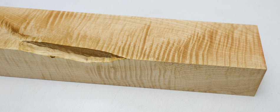 Maple Flame Block 2.65" x 4.2" x 24.5" (GREAT FIGURE) - Stock# 6-5049