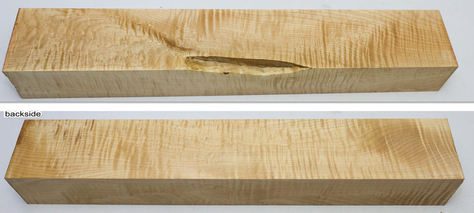 Maple Flame Block 2.65" x 4.2" x 24.5" (GREAT FIGURE) - Stock# 6-5049