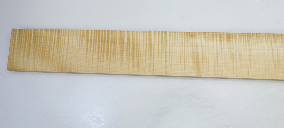 European Sycamore Maple Neck-Thru Blank 1.58" x 4.18" x 47.2" - Stock# 6-5050