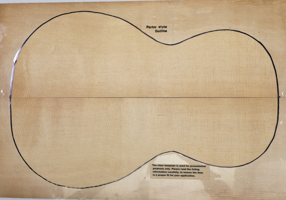 Sitka Spruce Parlor Guitar Set, 0.14" thick (HIGH GRADE 4★) - Stock# 6-5053