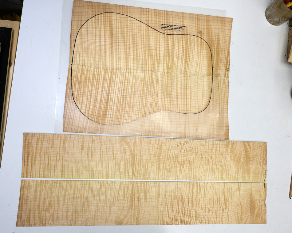 Back & Side set Maple Flame, Dreadnought (PREMIUM FIGURE 5★) - Stock# 6-5064