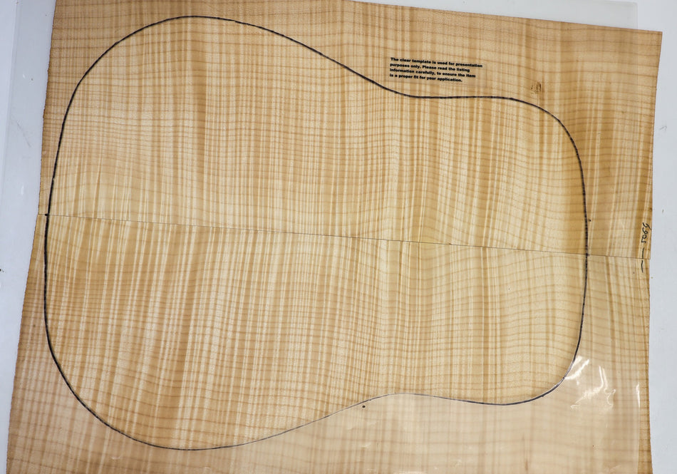 Back & Side set Maple Flame, Dreadnought (PREMIUM FIGURE 5★) - Stock# 6-5064