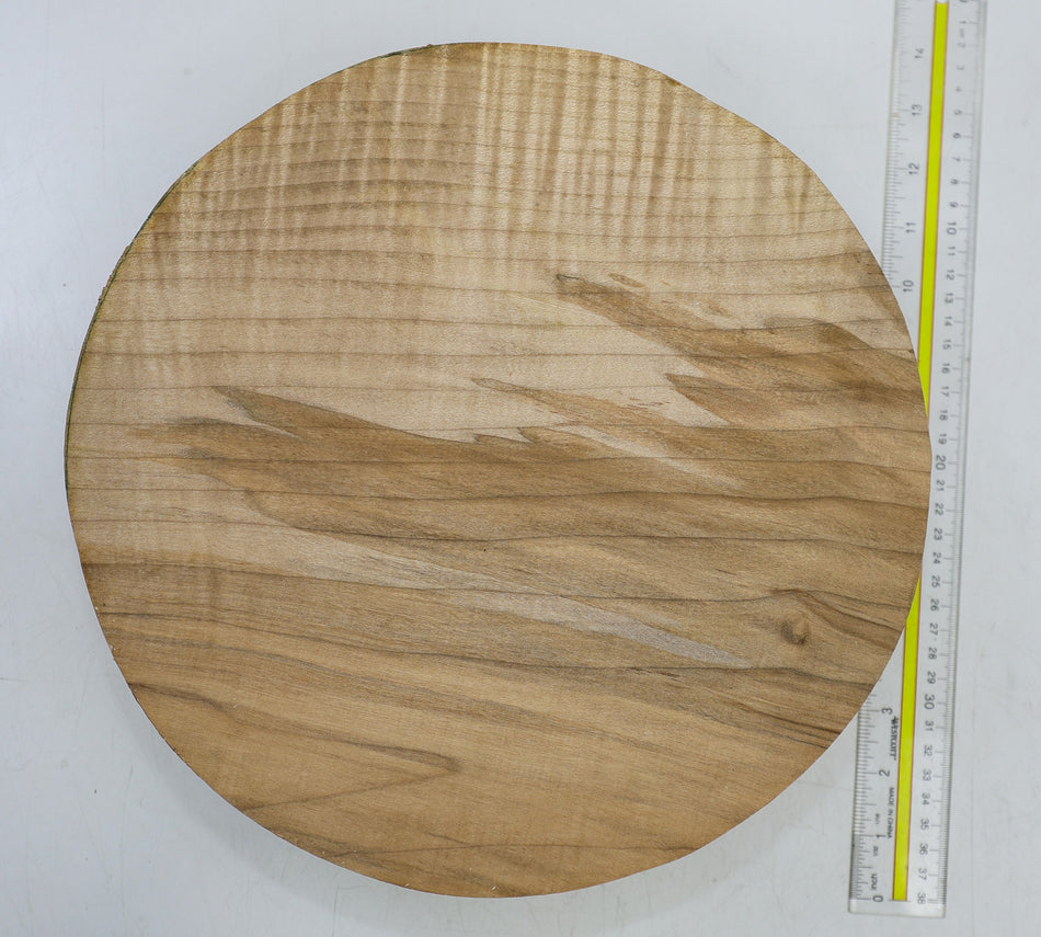 Maple Flame Round 12" diameter x 3.3" - Stock# 6-5107